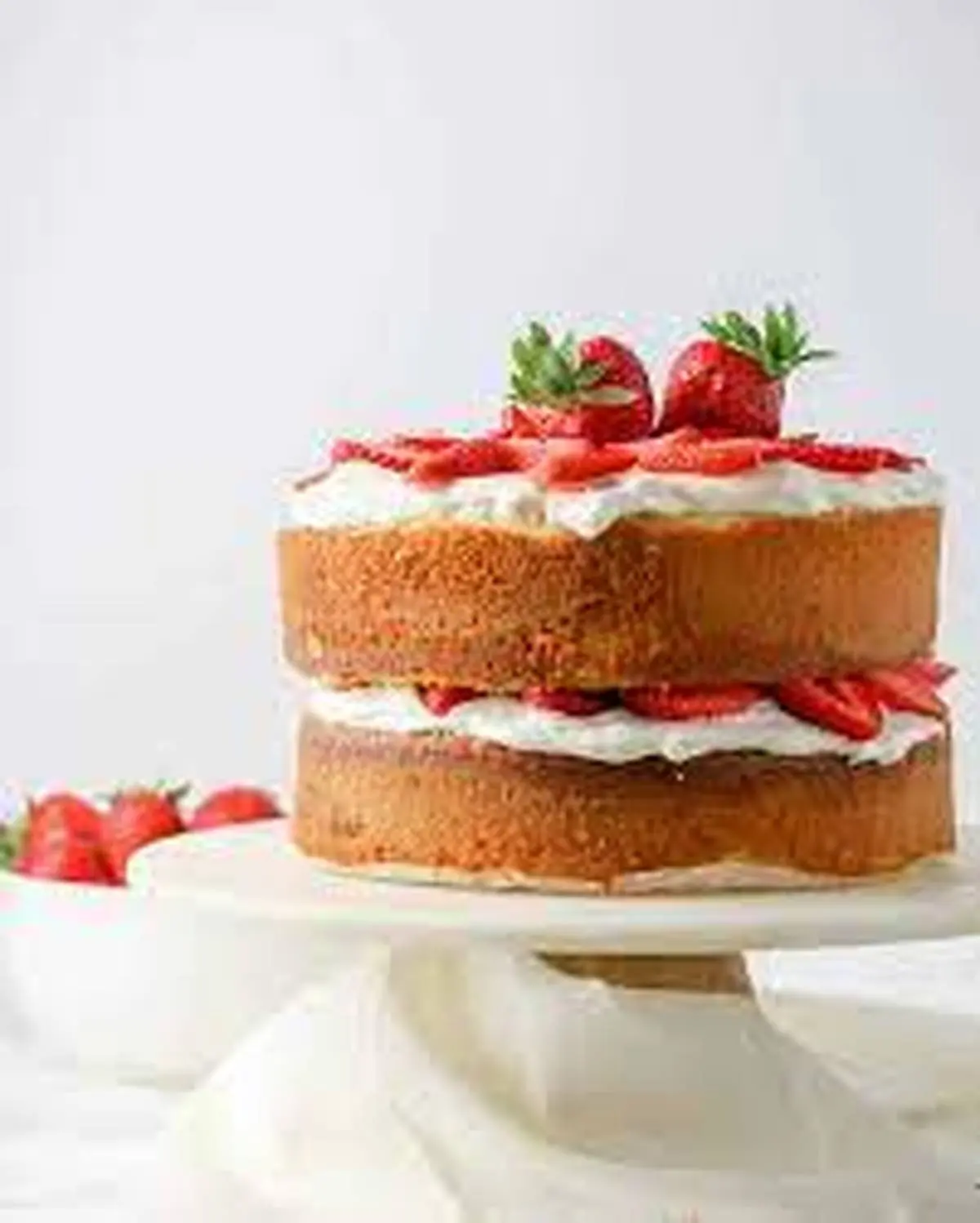 با آرد و شکر یک کیک اسفنجی درست کن شبیه کیک تولد! | ترفند پخت کیک اسفنجی +ویدئو