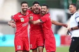 برتری پرسپولیس برابر نساجی| سرخ‌ها به صدر جدول بازگشتند