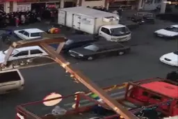 یک فروشگاه زنجیره‌ای، بی‌توجه به کرونا + ویدئو