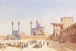 تصویر بسیار قدیمی از میدان نقش جهان اصفهان در سال ۱۸۶۷ میلادی! 