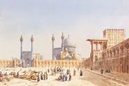 تصویر بسیار قدیمی از میدان نقش جهان اصفهان در سال ۱۸۶۷ میلادی! 