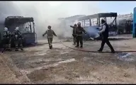 
آتش‌ سوزی تعمیرگاه خودرو در تهران