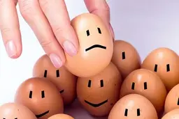 وقتی تخم مرغ تحمل ناپذیر می شود!