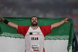 رکورد پرتاب وزنه بازی‌های آسیایی شکست| پرتابگر ایران طلا گرفت 