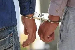 بازداشت سارقان گاردریل اتوبان تهران 