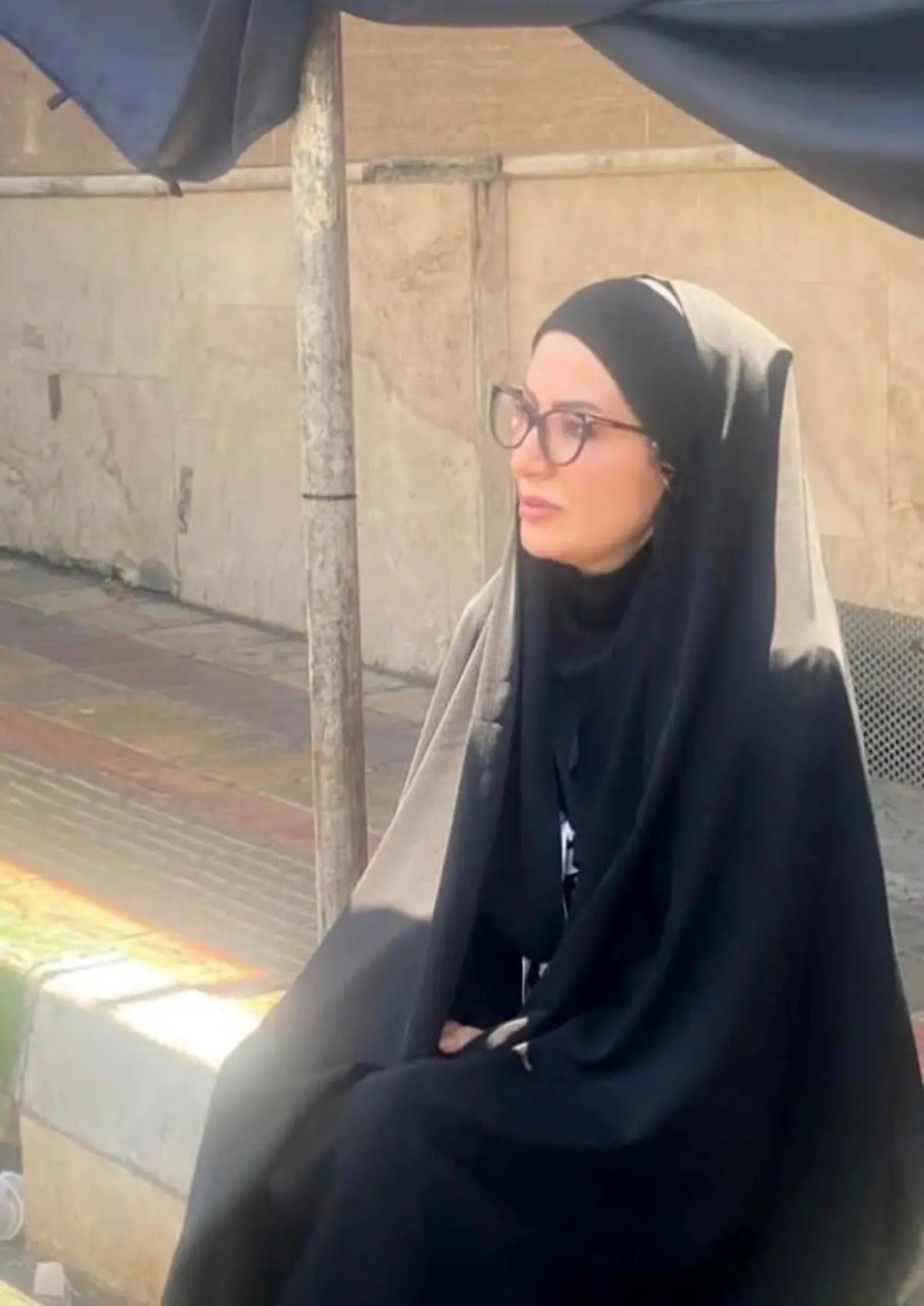 حضور ملیکا زارعی در ظهر عاشورا | عکس جدید خاله شادونه غوغا کرد