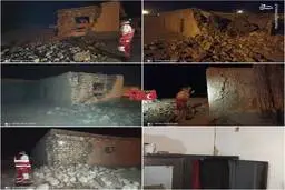 اولین تصاویر از زلزله ۵.۵ ریشتری در هرمزگان