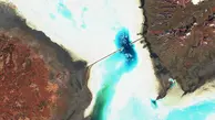 فقط یک پنجم از "دریاچه ارومیه" باقی مانده که آن هم وضعیت بحرانی دارد! + عکس ماهواره ای