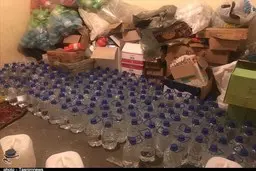 انبار الکل در یک منزل مسکونی لو رفت 