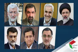نامزدهای انتخابات ۱۴۰۰ |  رئیسی و همتی به ترتیب در صدر قرار دارند