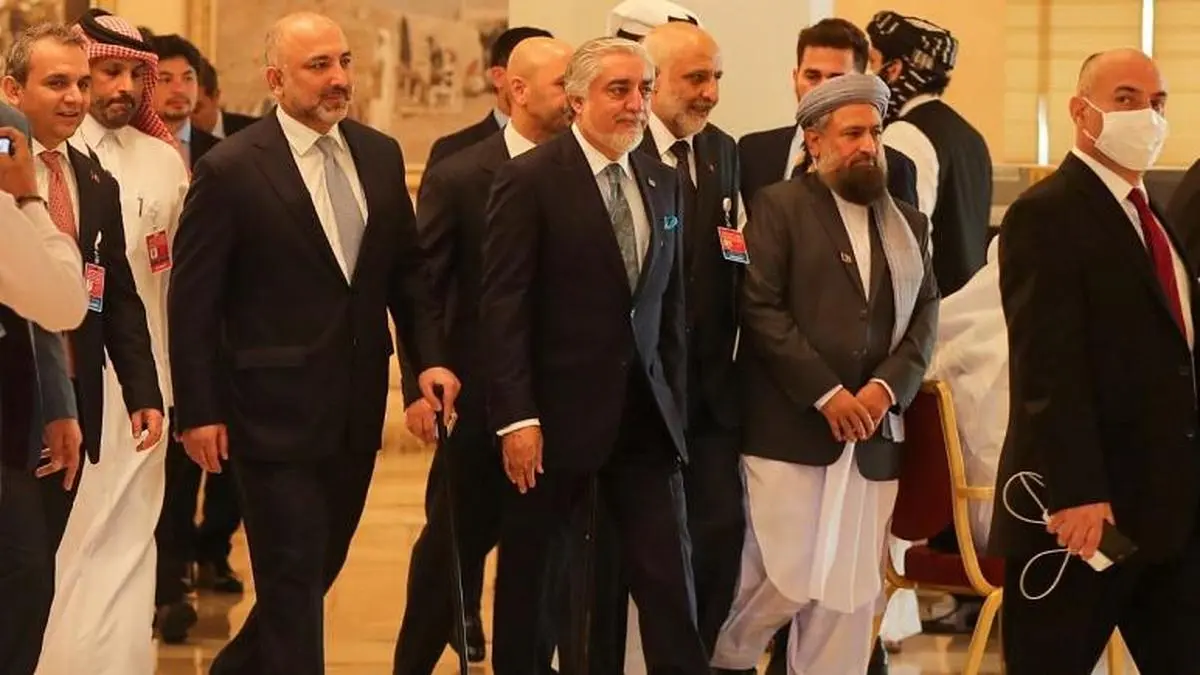 آغاز مذاکرات صلح دولت افغانستان و طالبان در دوحه