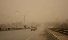 هشدار نارنجی ورود توده خاک خارجی به خوزستان | ورود توده گرد و خاک خارجی با منشاء کشورهای همسایه