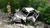  ۳کشته بر اثر سقوط پژو به دره در تهران 