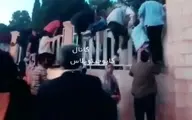 ورود عجیب بازدیدکنندگان به حافظیه شیراز | بالا رفتن از در و دیوار!+ویدئو