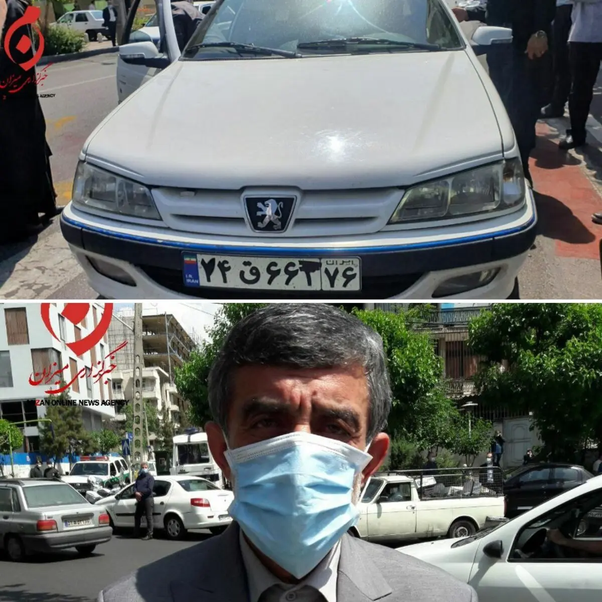 داوطلبی که با پلاک مخدوش آمد