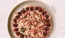 طرز تهیه سماق‌پلو با گوشت | یک غذای خوش‌عطر و ساده برای ناهار جمعه