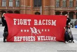 اعتراض در آلمان  به وضع هولناک پناهجویان