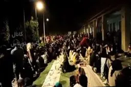 مراسم افطاری شاد پردیس هنرهای زیبا دانشگاه تهران+ویدئو 