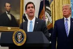 ترامپ  |  وزیر دفاع آمریکا  برکنار شد