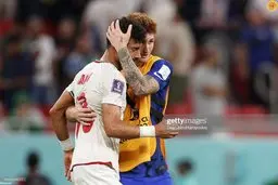 بی سابقه در تاریخ فوتبال ایران | بازیکنان آمریکایی دلشون برای تیم ملی ایران سوخت! | دلداری دادن اعضای تیم ملی + تصاویر