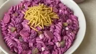 طرز تهیه سالاد بنفش | دیگه واسه مهمونیات سالاد تکراری درست نکن +ویدئو