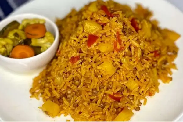 ناهار دمی عدس فوری درست کن با سیب زمینی مکعبی | طرز تهیه دمی عدس بدون گوشت با سیب زمینی مکعبی؛ راحت و فوری