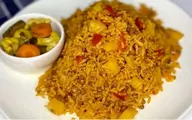 ناهار دمی عدس فوری درست کن با سیب زمینی مکعبی | طرز تهیه دمی عدس بدون گوشت با سیب زمینی مکعبی؛ راحت و فوری