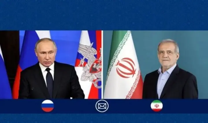 گفت‌وگوی تلفنی پزشکیان و پوتین درباره آخرین وضعیت آتش‌بس