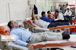 اهدای خون توسط ۲ میلیون و ۲۰۰ هزار ایرانی