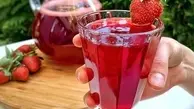 خودت توی خونه  شربت توت فرنگی مجلسی درست کن | طرز تهیه شربت توت فرنگی خوشرنگ و مجلسی در منزل