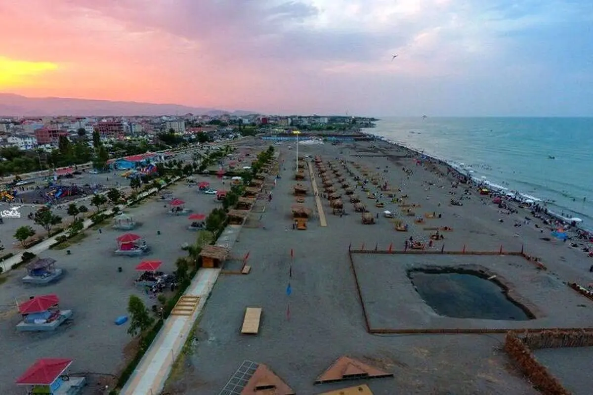  پرداخت هزینه گردشگران غیربومی در ساحل آستارا هزینه 