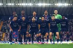 پاری‌سن‌ژرمن قهرمان سوپر جام اروپا شد | لحظه بالا بردن کاپ توسط کاپیتان +ویدئو