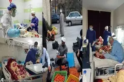 حضور طلاب و روحانیون در بیمارستان های کرونایی: از نظافت تا جابجایی بیمار