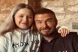 دختر دیوید بکهام، هوادار دو آتیشه میامی‌هیت+ویدئو 