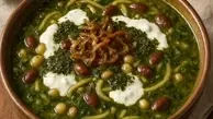 آش رشته بهاری | ترکیبی از طعم سنتی و عطر سبزی‌های تازه