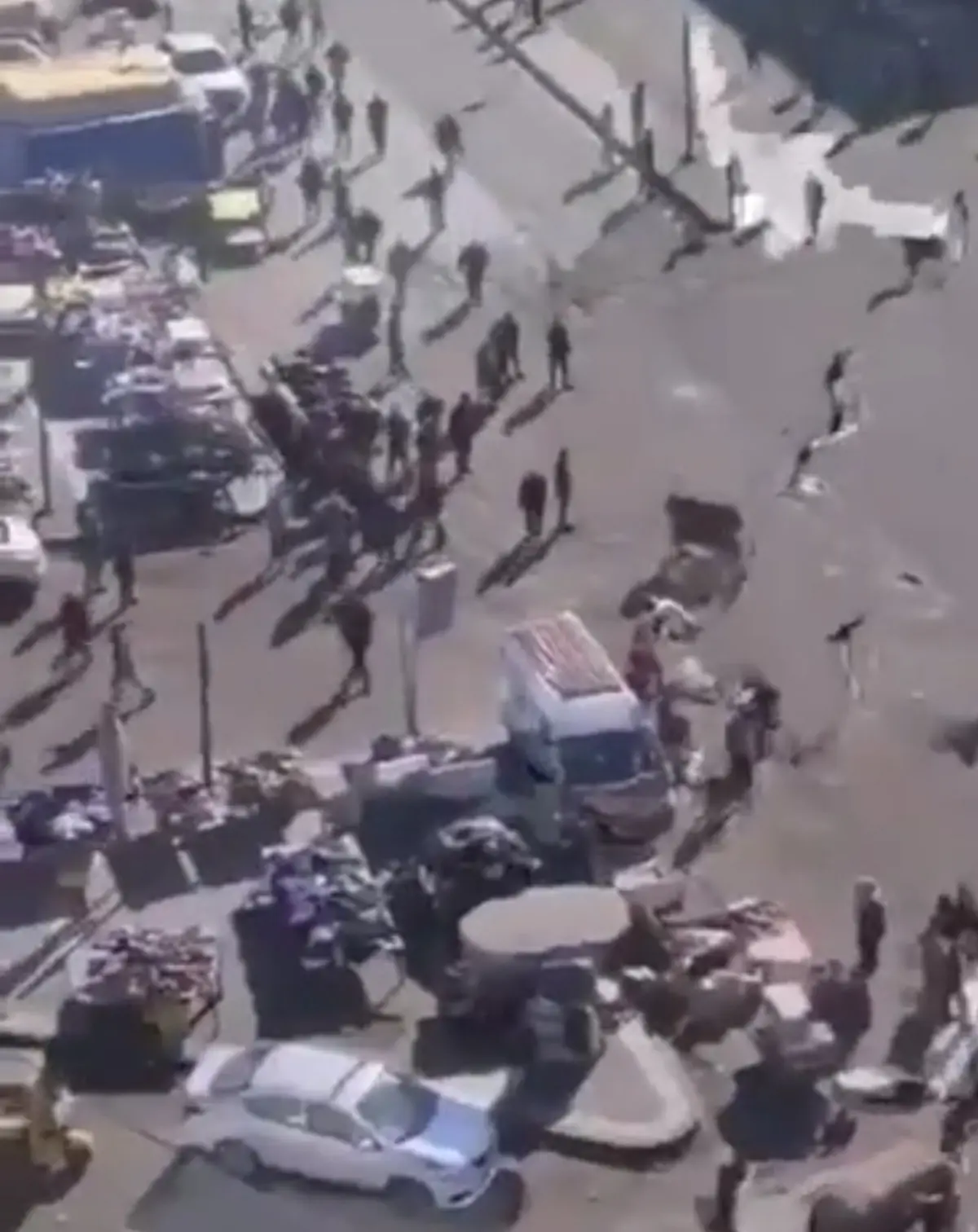 لحظه وحشتناک انفجار انتحاری در بغداد + ویدئو
