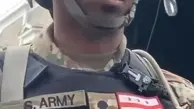 سرباز آمریکایی شعار معترضین رو تکرار می‌کند + ویدئو
