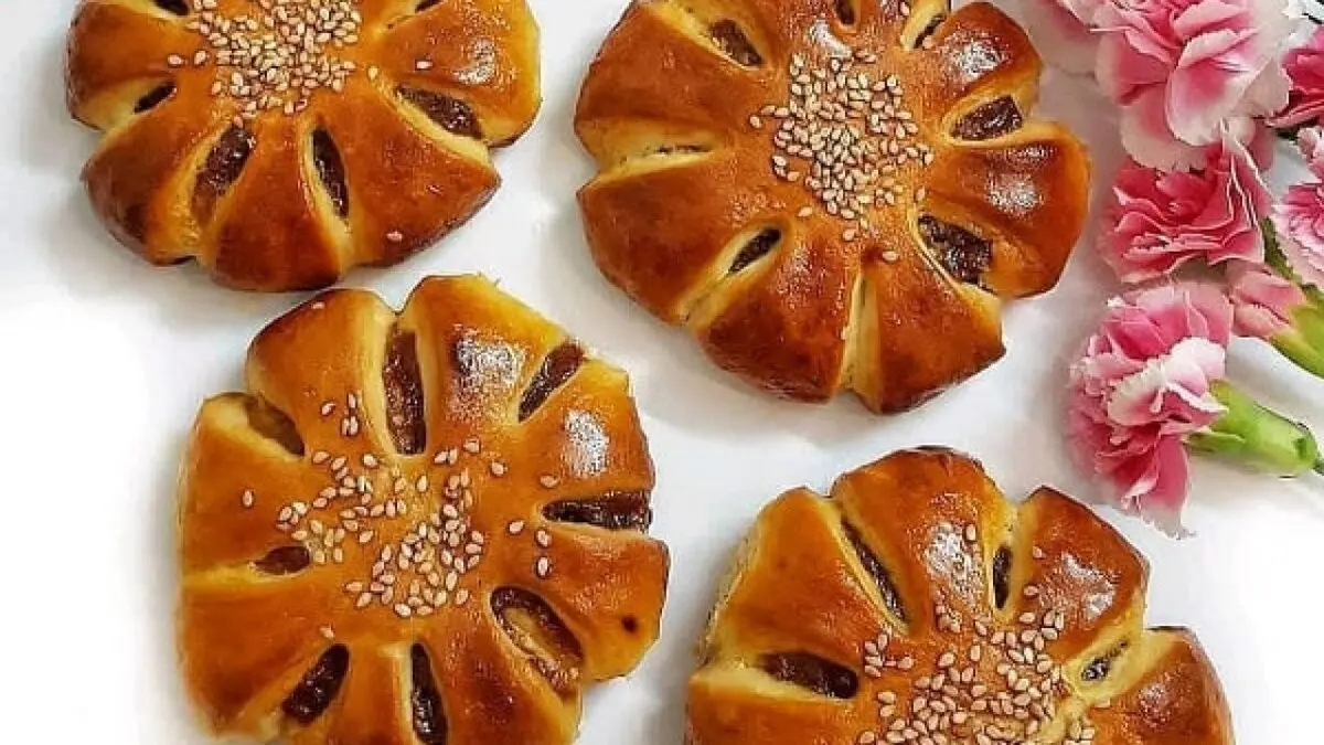 این کلوچه خرمایی کنار چای خیلی میچسبه! | طرز تهیه کلوچه خرمایی +ویدئو