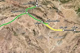 
راه آهن خواف - هرات ۲۰ آذرماه افتتاح می‌شود
