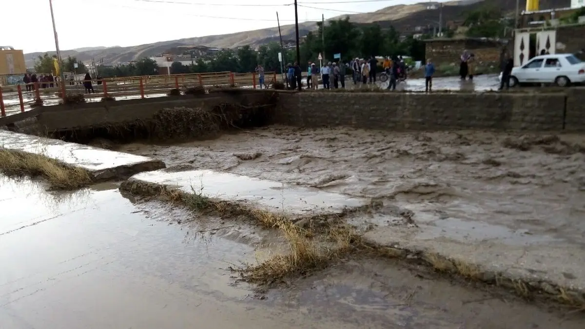  بارش رگباری باران در شهرستان مرزی رازو جرگلان +ویدئو