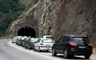 تونل‌های 2 و 3 جاده چالوس به دلیل ریزش سنگ مسدود شد! + ویدئو