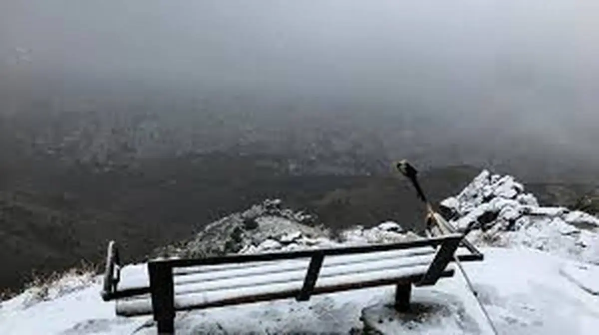 ارتفاعات تهران سپید پوش شد+تصاویر