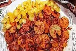 سوسیس بندری با سیب زمینی رو اینطوری بپز معرکه میشه | غذایی نوستالژیک