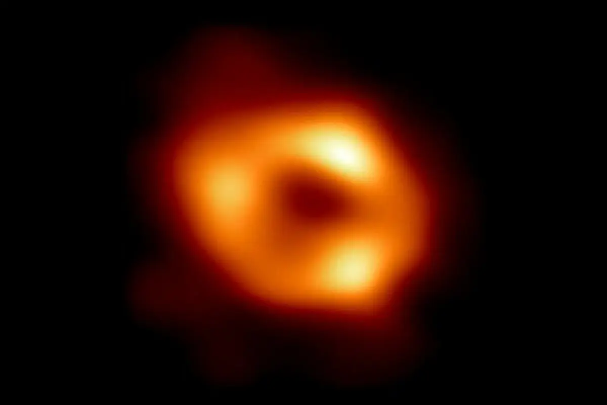تصویری از سیاه چاله مرکز کهکشان راه شیری ثبت شد