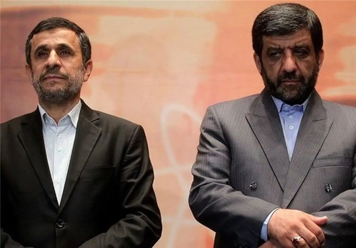 ضرغامی جا پای احمدی نژاد گذاشت