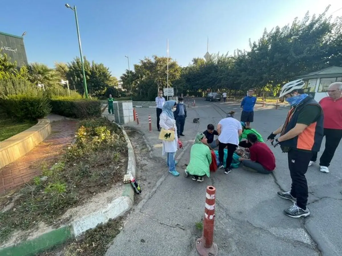 شناسایی راننده خاطی تصادف پارک پردیسان