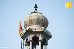 آتش زدن یک مسجد توسط هندوها 