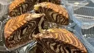 طرز تهیه کیک زبرا | طرز تهیه کیک دو رنگ ساده