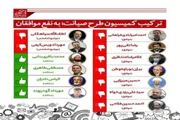 ترکیب کمیسیون ویژه "طرح صیانت از فضای مجازی" به نفع موافقان 