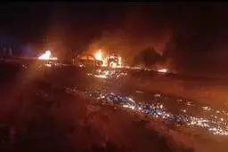 فوت ۸ نفر در سانحه رانندگی | تصادف مرگبار در محور قلعه‌گنج - رمشک